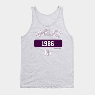 Harlem NY 1986 (Purple/White) Tank Top